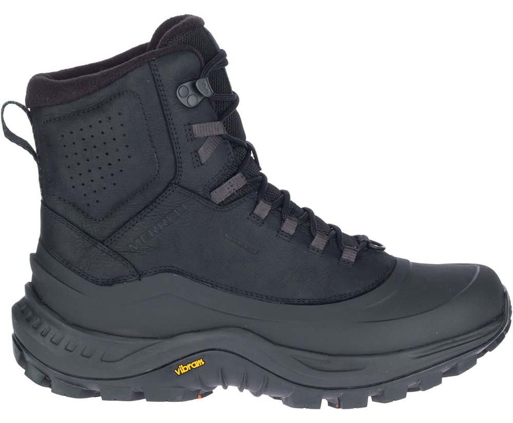 Merrell Boots Black - Thermo Overlook 2 Mid Waterproof - Mens 15SVOBYJA